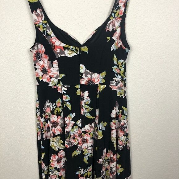 TORRID Floral Print Ponte‎ Pleated Skater Dress - Picture 11 of 12